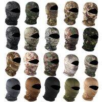 hotx 【cw】 Hot！Face Cover Balaclava Neck Gaiter Camo Print Outdoor Cycling Cap Face