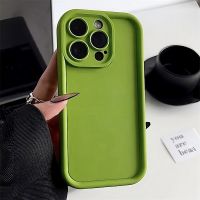 Luxury Soft Candy Liquid Silicone Phone Case For iPhone 11 12 13 14 Pro Max Plus XS X XR Shockproof Bumper Back Cases Cover