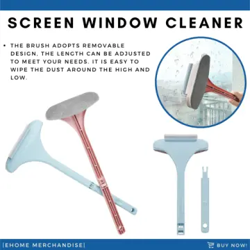 Universal Brush Wipe Glass Window Groove Cleaning Brush Home