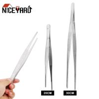 【YF】 NICEYARD Straight Tweezer Barbecue Food TongToothed Garden BBQ