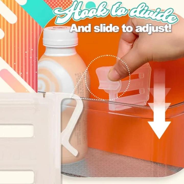 Refrigerator Partition Clip Household Storage And Sorting Snap Board ...