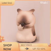 Lokei 1PC การ์ตูนแมวโชคดีรุ่น winking Resin CRAFT Action FIGURE ตุ๊กตา DIY Decor