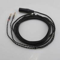 4Pin XLR Balanced OCC Silver Plated Headphone Cable For MEZE99 Classics 99neo NEO NOIR