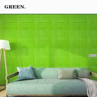 DIY 3D wall sticker Brick Living Room Decor Foam Waterproof Wallpaper wall paper adhesive wall decor