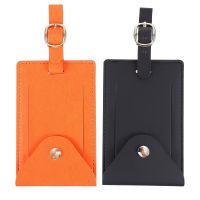 【DT】 hot  2 Pcs Luggage Tag Valise De Voyage ID Identifiers Travel Tags Multifunction Labels Pu