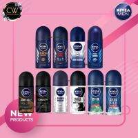 ( ส่งฟรี !! ) นีเวีย Nivea roll on ลูกกลิ้ง 50/25/12ml. Fresh active white dry cool kick invisible black and white stress protect Deep cool powder silver protect mistine top country