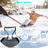 USB Handwarmer เครื่องทำความร้อนมือกันน้ำพร้อมถุงซิป Halterneck Handwarmers สายรัดปรับได้ Winter Warming Gifts