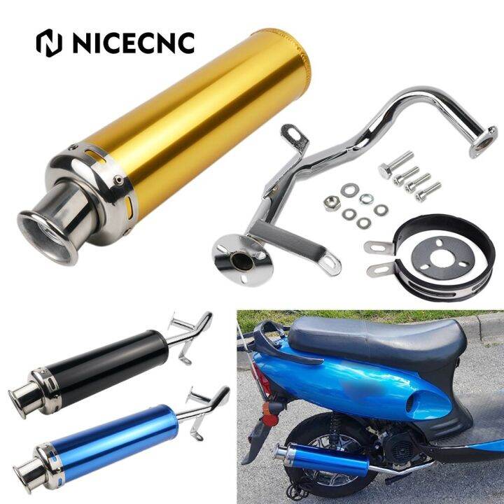 Performance Exhaust System Head Pipe Muffler For GY6 139QMB QMB139