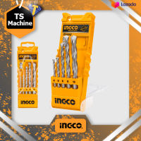 INGCO AKD6058 ชุดดอกสว่าน อเนกประสงค์ เจาะเหล็ก + ไม้ + ปูน + อลูมิเนียม (5 ตัวชุด) รุ่น AKD6058 (Multi-Function Drill Bits Set)
