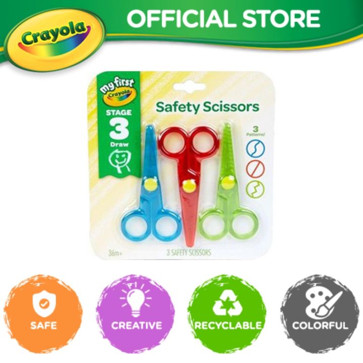 Crayola My First 3-Count Safety Scissors