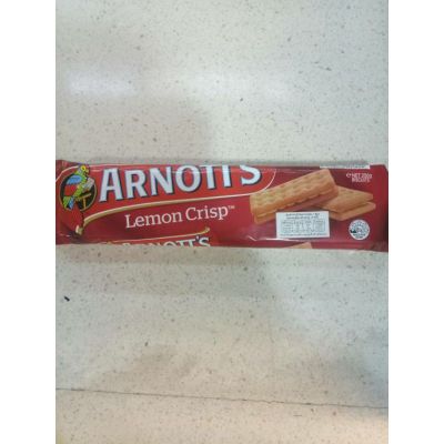 🍀For you🍀 Arnotts Lemon Crisp Cream Biscuits 250g บิสกิตสอดไส้ครีมรสเลมอน