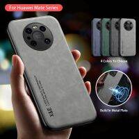 Case สำหรับ Huawei Mate 40 30 20 20X X Mate40 Mate30 Mate20 Pro โทรศัพท์ปลอกปกหลังกันกระแทกกันชนหรูหราหนังไม่มีลายนิ้วมือป้องกันการวาง Soft TPU เจ้าของรถสนับสนุน