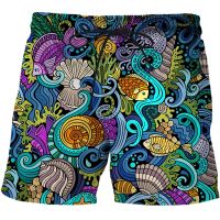 Abstract Halobios Swimwear Shorts Board Dry Swimsuit Sport Trunks Mens Beach Boys