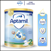 Sữa bột Aptamil New Zealand hộp thiếc số 2 900g cho bé 12 - 24 Tháng
