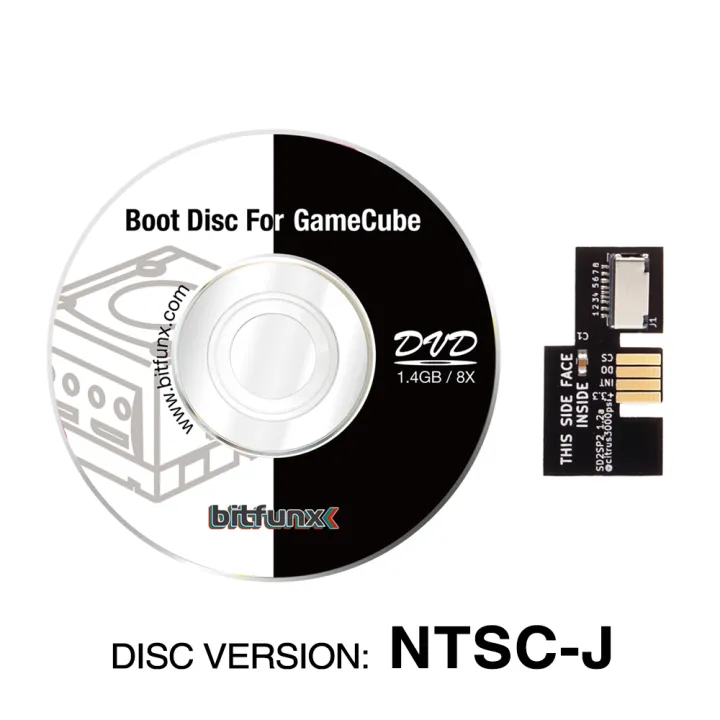 SD2SP2 Adapter + v0.5 Swiss Boot Disc Mini DVD for Nintendo Gamecube