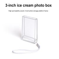 【CW】 3 Inch Film Photo Frame Transparent Storage Desktop Decoration Supplies Anniversary Birthday Gifts