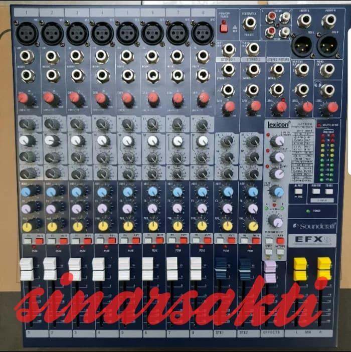 mixer audio soundcraft efx8/efx 8 ( 8 channel ) Lazada Indonesia