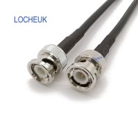 สาย Lmr195 Bnc ปลั๊กตัวผู้กับ Bnc ตัวผู้สาย Rf โคซายน์50โอห์มสำหรับเครื่องส่งสัญญาณ Fm เครื่องสแกนวิทยุสมัครเล่นเวกเตอร์ตัววิเคราะห์เครือข่าย