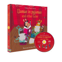 Original English Usborne phones readers llamas in pajamas and other tales eusborne natural spelling hardcover collection with CD childrens Enlightenment picture story book