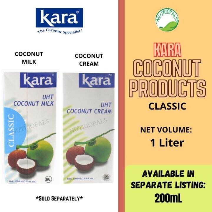 Kara Coconut Milk and Cream (1 liter) Lazada PH