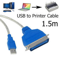 สาย USB แปลงไปเป็น Parallel ยาว 1.5M USB 2.0 To Parallel IEEE 1284 36 Pin Centronics Printer Cable Adaptor