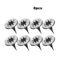 4-8pcs 8LED Solar Power Buried Light Under Ground Lamp Outdoor Path Garden Decking Floor Light Wall NEW HOT Purchasing wholesale