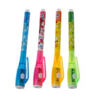 ปากกาหมึกล่องหนปากกาสปายพร้อมแสง UV ปากกาเมจิกสำหรับข้อความลับเด็กอุปกรณ์จัดงานปาร์ตี้ฮาโลวีนถุงใส่ของของเล่น4X