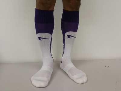 Kronos Socks (Purple/White : KSC3015