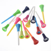 【2023】Jusenda100 PCSPack Plastic Golf Tees Multi Color 83mm Durable Rubber Cushion Top Golf Ball Holder Golf Accessories