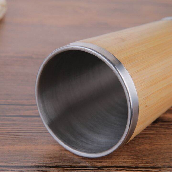 reusable-cup-bamboo-coffee-cup-stainless-steel-coffee-travel-mug-with-leak-proof-cover-insulated-coffee-accompanying-cup