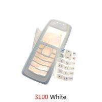 ที่อยู่อาศัยสำหรับ Nokia 1100 1110 3100เคสโทรศัพท์หันหน้าไปทางด้านหน้าคีย์แพดฝาหลังแบตเตอรี่ชิ้นส่วนที่เปลี่ยนฝาครอบ