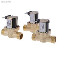 ❈▲ Hot sale 1pc G1/2 39; 39; Brass Electric Solenoid Valve DC 12V 24V AC 220V For Solar Water Heater