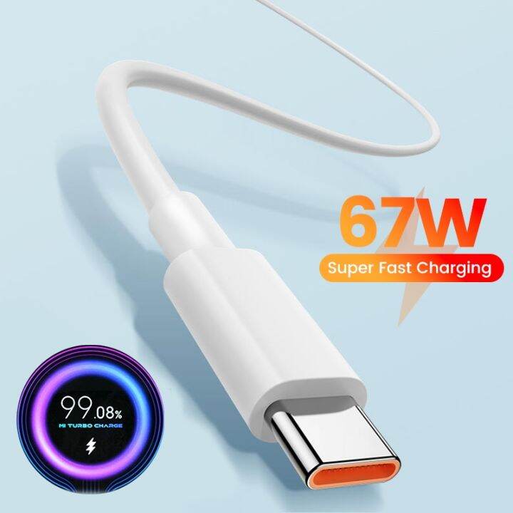 สายเคเบิลสายชาร์จ-usb-เร็ว67w-type-c-สำหรับ-xiaomi-mi-12-redmi-poco-samsung-hawei-ที่ชาร์จแบตเตอรี่โทรศัพท์สาย-usb