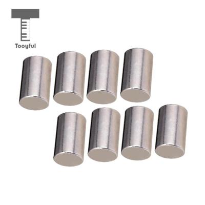 ‘【；】 Tooyful 8 Pieces Iron Pickup Pole Pieces Slugs Magnetic Rods Bars Silver For Electric Guitar/Bass Parts 15 X 9.5Mm
