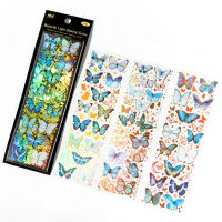Notebook Sticker Colorful Stickers Butterfly Shining Sticker DIY Sticker Stickers Butterfly Stickers PET Stickers