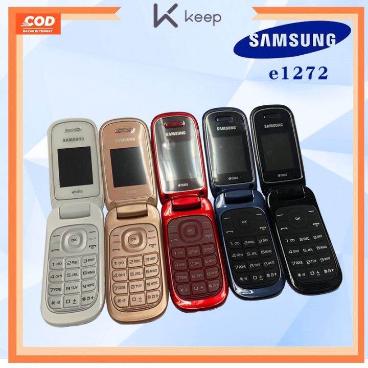 Kkeep Samsung E1272 GSM Samsung Flip Phone Mobile Phone Dual SIM