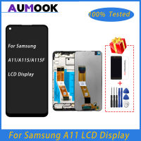 100% จอ LCD แบบดั้งเดิมหน้าจอสำหรับ Samsung Galaxy A11ประกอบสำหรับ Samsung A115F A115F แอลซีดีที่มีชุดบริการ