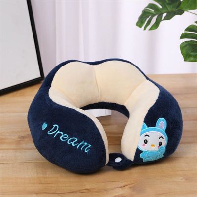 卍♣♣ Household Neck Protection Detachable Washable Neck Pillow U-Shaped Pillow Cute Headrest Pillow Neck Car Sleeping Pillow