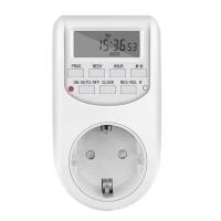 EU Electronic Digital Timer Plug Timing Switch Kitchen Timer European Socket 220-240V 7 Day 1224 Hours Programmable Timing