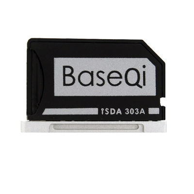 Original BASEQI Aluminum MiniDrive Micro SD Card Reader For Macbook Pro Retina 13 Model 303A Memory Card Adapter