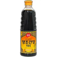 [สินค้าใหม่]ซอสถั่วเหลืองเกาหลี sempio naturally brewed 500ml and 860ml. (양조간장501)