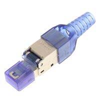 【support】 Cat6A/7/8กิกะบิตชีลด์คริสตัล Ftp Rj45ตัวเชื่อมต่อคริสตัลเครือข่ายเครื่องมือโมดูลโลหะ-ปลั๊กเครือข่ายเครื่องมือปลั๊ก