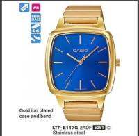 Casio แท้ รุ่น LTP-E117G-2AVDF นาฬิกาผู้หญิง สายสีทอง(ส่งฟรี)