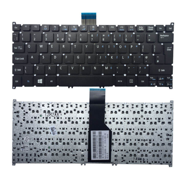 New Black Backlit US English Laptop Replacement Keyboard for Acer