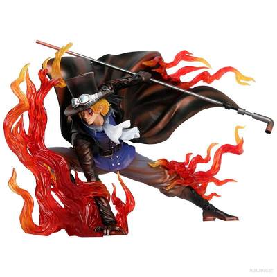 One Piece Sabo Action Figure Fire Fight Model Dolls Toys For Kids Home Decor Gift For Kids Collections Ornament