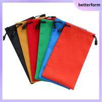 BETTERFORM 5PCS แฟชั่น กระเป๋าผ้า กระเป๋า กล่องใส่แว่นตา ออปติคัล กันน้ำ กระเป๋าแว่นกันแดด