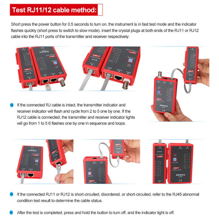 uni-t-เครื่องมือซ่อมแซม-bnc-เครื่องทดสอบสัญญาณเครือข่ายแลนอัตโนมัติเครื่องทดสอบสายเคเบิล-ut681l