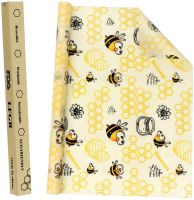 ☋❧ hutangbq Reusable Beeswax Food Wrap Roll Waste Eco-friendly Stretch Lid Cover Sealer Storage Snack 100x33cm