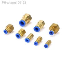 4mm 6mm 8mm 10mm 12mm Tube To 1/8 quot; 1/4 quot; 3/8 quot; 1/2 quot; BSP Female Straight One Touch Air Pneumatic Pipe Fitting Quick Connector