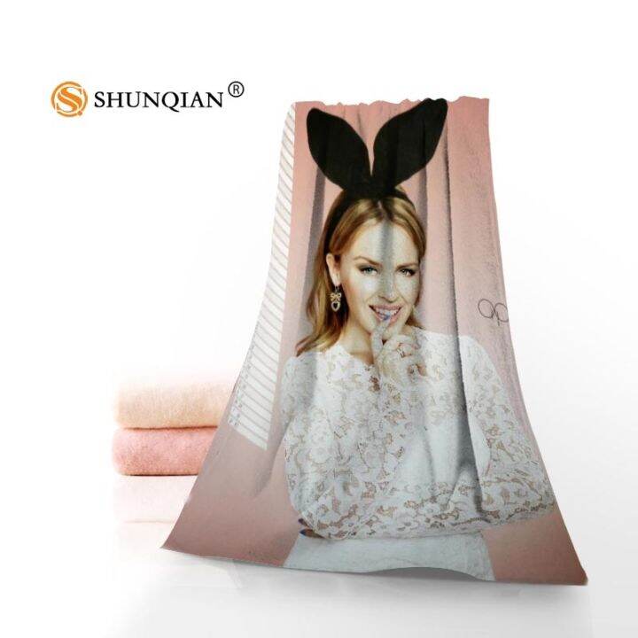 custom-kylie-minogue-35x75cm-face-towels-facecloth-microfiber-washcloth-quick-drying-sports-towel